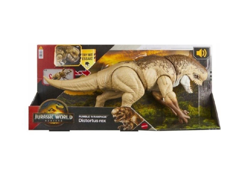 MATTEL Jurský svět Dinosaurus Distortus Rex