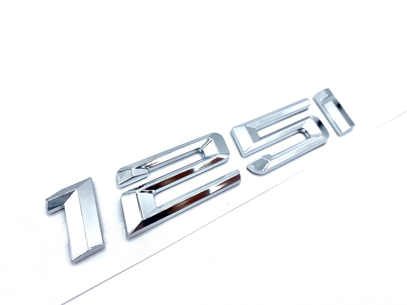 125i inscription old style - chrome