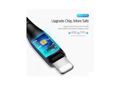 USAMS US-SJ266 U18 LIGHTNING / MICRO-USB / TYPE-C Apvalus įkrovimo ir duomenų kabelis baltas 100 cm
