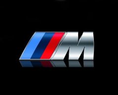 BMW M-packet inscription chrome 83mm