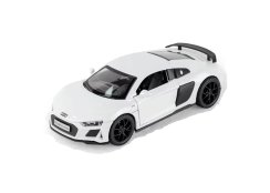 Audi R8 Metallmodell Spielzeug Batterie Lichter Sound 1:32 Weiß