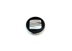 Wheel center cap SEAT 63mm black chrome 1P0601165