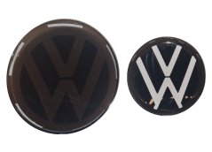 VW ARTEON (2021-2023) front and rear emblem, logo (14,2cm a 11,1cm) - black