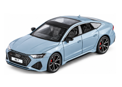 Audi RS7 legetøj metal model batteridrevet lys lyd 1:32 Grå