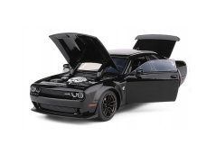 Dodge Challenger Helicat SRT modèle métallique jouet batterie lumières son 1:32 noir