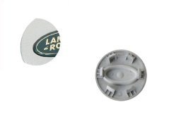 Zaślepka środkowa koła LAND ROVER 63mm srebrno zielona RRJ500030XXX LR089424