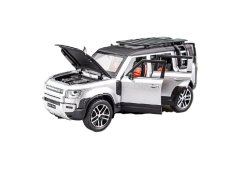 Land Rover Defender metalen model speelgoedbatterijverlichting klinkt 1:24 Groente