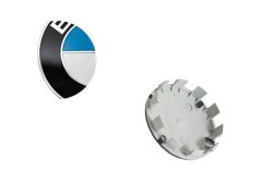 Krytky kol, pokličky na kola BMW 68mm modrá 36136783536
