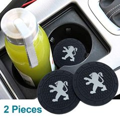 PEUGEOT, 2 pcs Coasters, drink mat for the drink holder