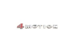 4MOTION inscription - chrome shiny 143mm