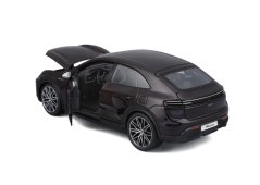 Burago Porsche Macan Turbo Electric Метален модел играчка 1:24 Черно
