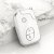 LUXURY key cover for LEXUS cars white glossy/Chrome