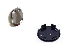 Krytky kol, pokličky na kola HONDA 58mm střírná chrom 2602000010