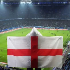 Originální tělová vlajka s kapucí (150x90cm, 3x5ft) - Anglie