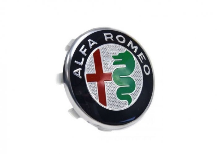 Tapa central de rueda ALFA ROMEO 60mm plata 50521712