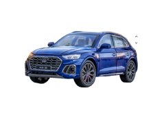 Audi Q5 modello in metallo giocattolo luci della batteria suono 1:24 Blu