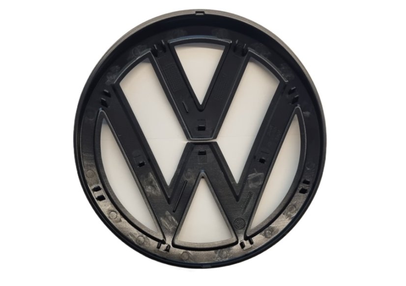 VW GOLF VII (2012-2022) front badge, logo (13,5cm) - black matte 5G0853601