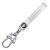 LINCOLN key fob, keychain white leather