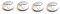 4pcs Wheel center caps Mitsubishi 60mm silver  MB579402