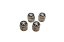 4 pcs PEUGEOT valve caps, valve covers silver/chrome