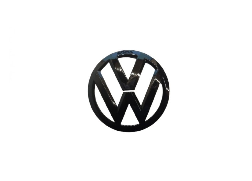 VW PASSAT B6 rear emblem, logo (13,9cm a 11cm) - glossy black