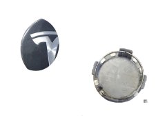 Krytky kol, pokličky na kola TESLA 58mm šedá