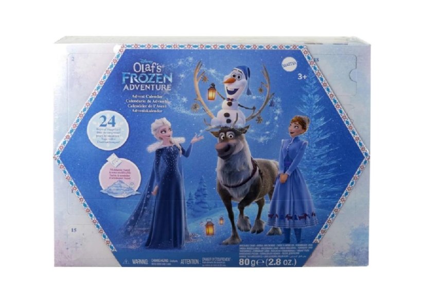 MATTEL DISNEY Frozen Advent Calendar with Little Dolls 2024