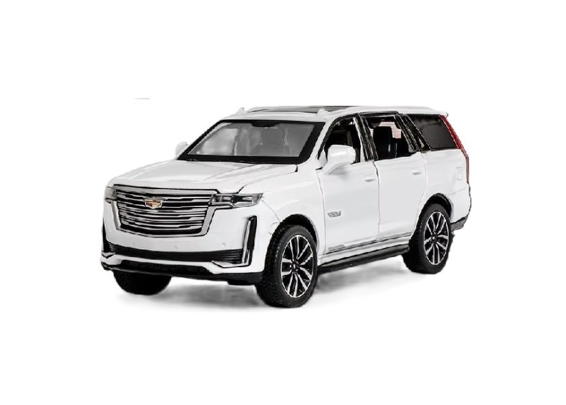 Cadillac Escalade metal model toy battery lights sound 1:32 White