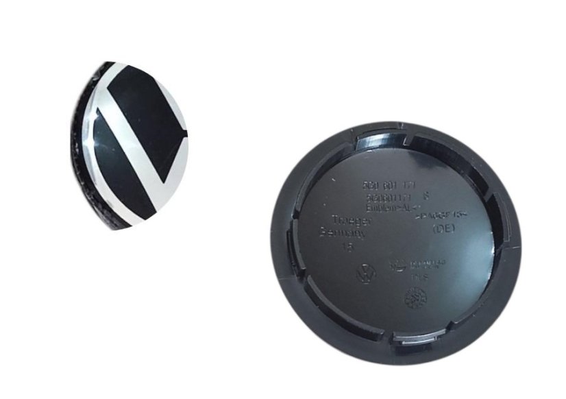 Wheel center cap VW VOLKSWAGEN 65mm 5G0601171 (New logo) - 1pc: 1ks