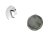 Krytky kol, pokličky na kola RENAULT 60mm stříbrná 7700418657