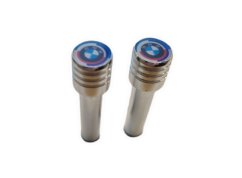 BMW 50th anniversary Door Pin Set 2 Pieces Chrome