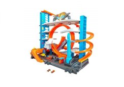 MATTEL HOT WHEELS Garage de ville avec boucle