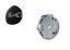 Wheel center cap KIA 60mm black silver