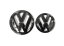 VW PASSAT B8 Variant MK8 (2017-2019) emblem foran og bagpå, logo (13,8cm og 11 cm) - blank sort