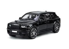 Rolls Royce Cullinan metalen model batterij speelgoed licht geluid 1:32 Zwart