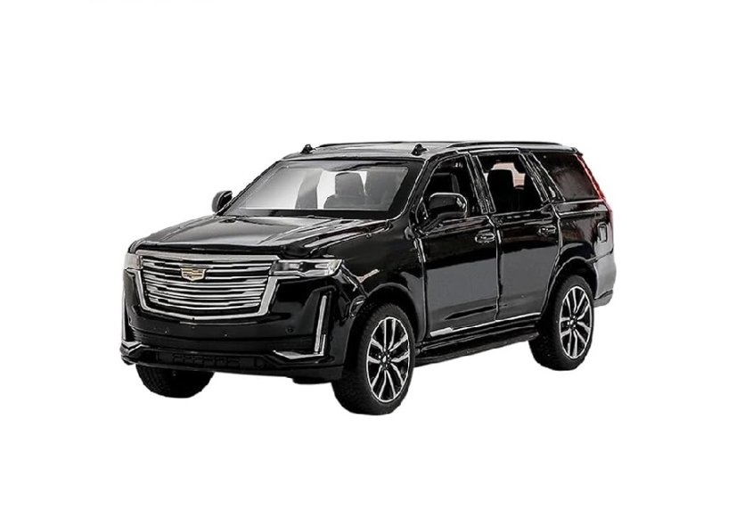 Cadillac Escalade metalen model speelgoedbatterijverlichting klinkt 1:32 Zwart