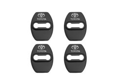 4 pcs TOYOTA Protective cover for the door latch- black glossy