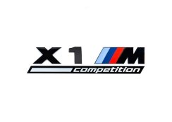 BMW X 1 competetion Schriftzug 170mm Schwarz