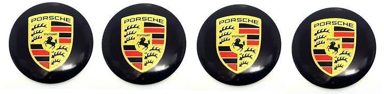 4pcs Wheel center caps PORSCHE 76mm black shiny 7L5601149 7L5601149E 7L5601149K 7P5601149 7P5601149A 7PP601149 7PP601149A 7PP601149D 7PP601150 7PP601150A 7PP601149