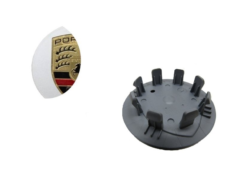 Wheel center cap PORSCHE 65mm grey 95B601150 Wheel center cap PORSCHE 65mm grey 95B601150