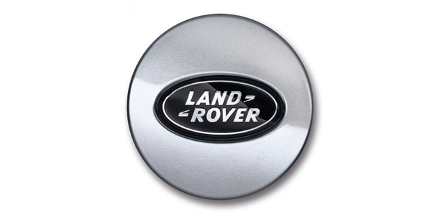 Calota central da roda LAND ROVER 63mm prata preto RRJ500030WYT