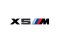 BMW X 5M nápis 170mm černá