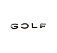 GOLF inscription - black glossy 157mm