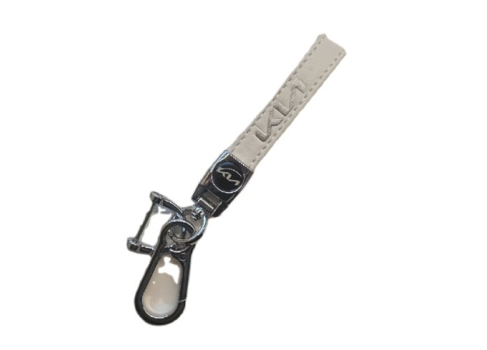 KIA NEW LOGOkey fob, keychain white leather