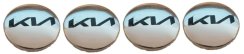 4pcs Wheel center caps KIA 58mm chrome black 52960H8250