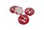 4pcs Wheel center caps HONDA 69mm red chrome 44732-T2A-A31 44732-T7W-A01 08W40-SWN-9000-02 08W15-SDE-7N0A2 08W40-SLG-90001