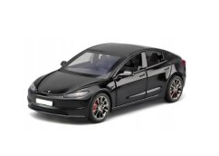 Tes Model 3 παιχνίδι μεταλλικό μοντέλο φώτα με μπαταρία ήχος 1:32 Μαύρος