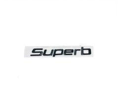 Superb inscription - black glossy 170mm