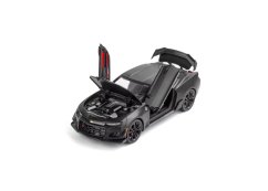 Camaro Hornet speelgoed metalen model verlichting op batterijen geluid 1:32 Zwart