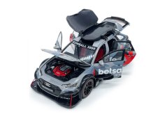 Audi RS6 DTM RACING modelo de metal com luzes de bateria de brinquedo com som 1:24 Branco